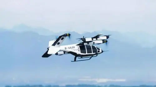 电动垂直起降航空器（eVTOL） 创新交通工具